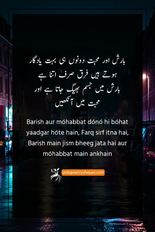 barish poetry urdu