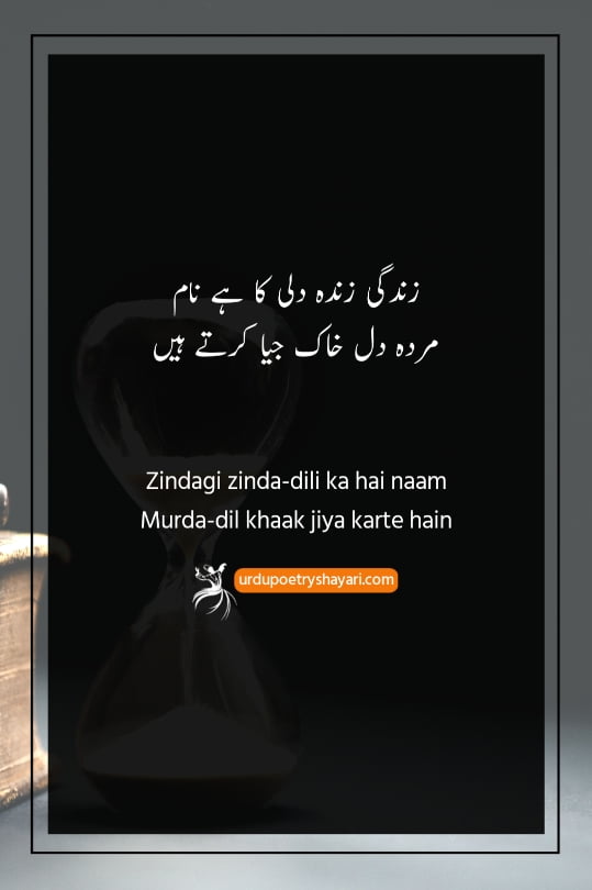 life poetry in urdu 2 lines