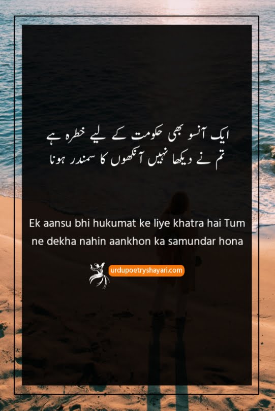poetry on eyes urdu